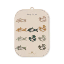 Load image into Gallery viewer, Konges Sløjd / Junior Hair Clips Mix / 10-Pack / Animal