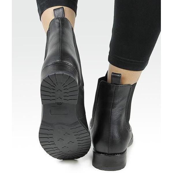 vegan black chelsea boots