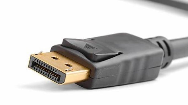 DisplayPort cable used to connect PCs, monitors, TVs. Suitable for PC gaming.