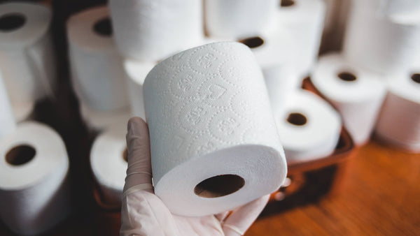 Paper cloth or toilet rolls are not suitable as they contain abrasive fibres that can leave small scratches on TV screens.