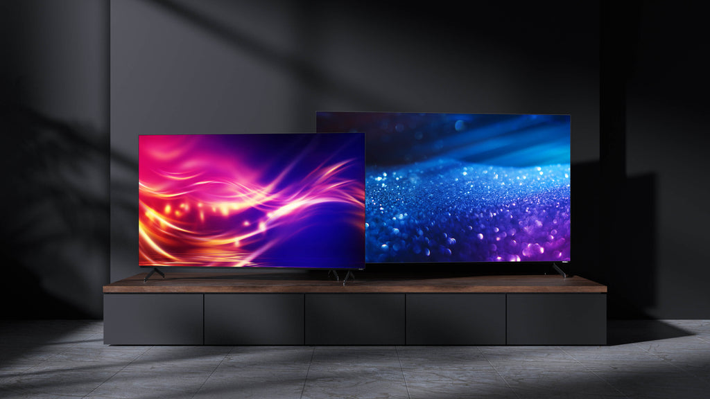 2 PRISM+ OLED TVs of different sizes