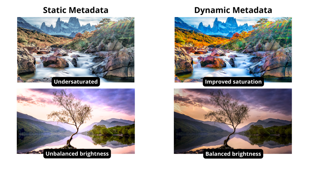 HDR10+ has dynamic metadata which allows for a better a more pleasurable viewing experience