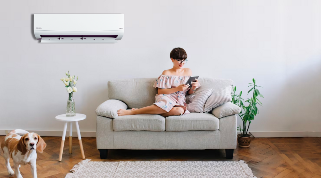 Enjoy the comfort of your home with the quiet cooling mode of PRISM+ Zero aircons