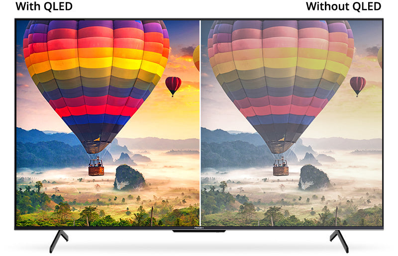 PRISM+ QLED TVs have excellent picture quality compared to regular TVs