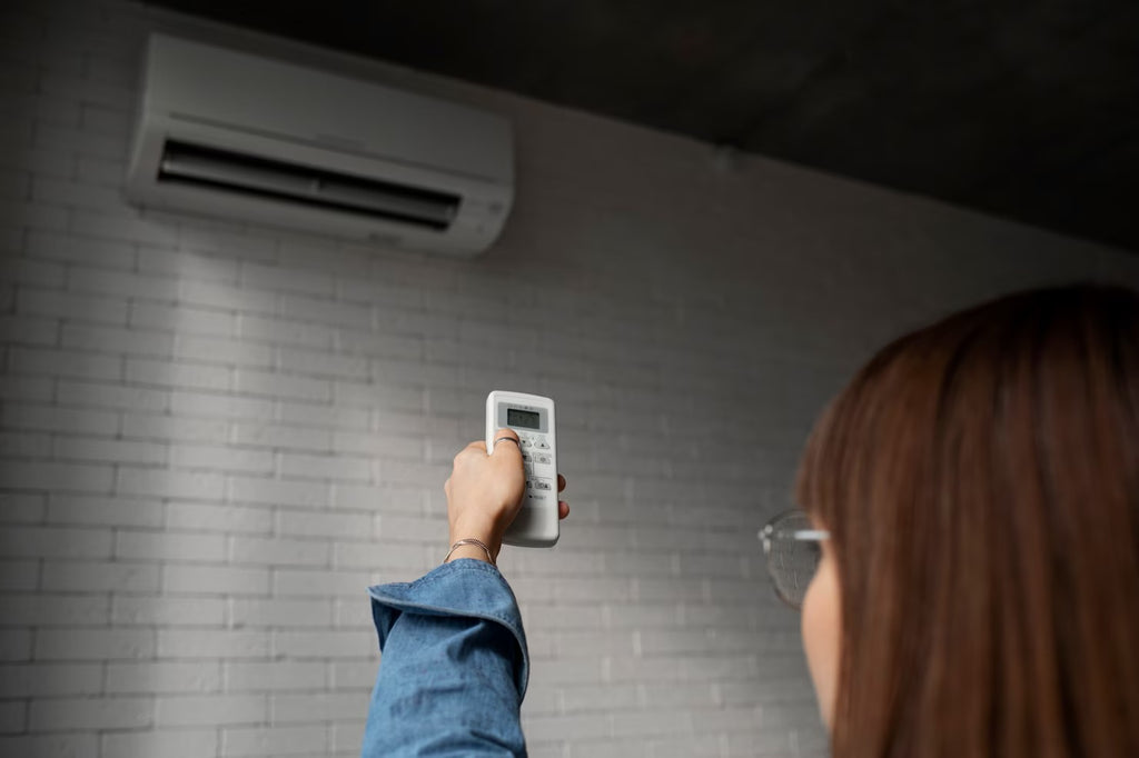 Using the dry mode of PRISM+ smart aircon to reduce humidity levels at home