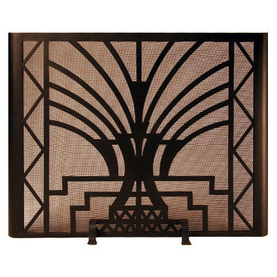 Art Deco Fireplace Screen Door Ironforge Com