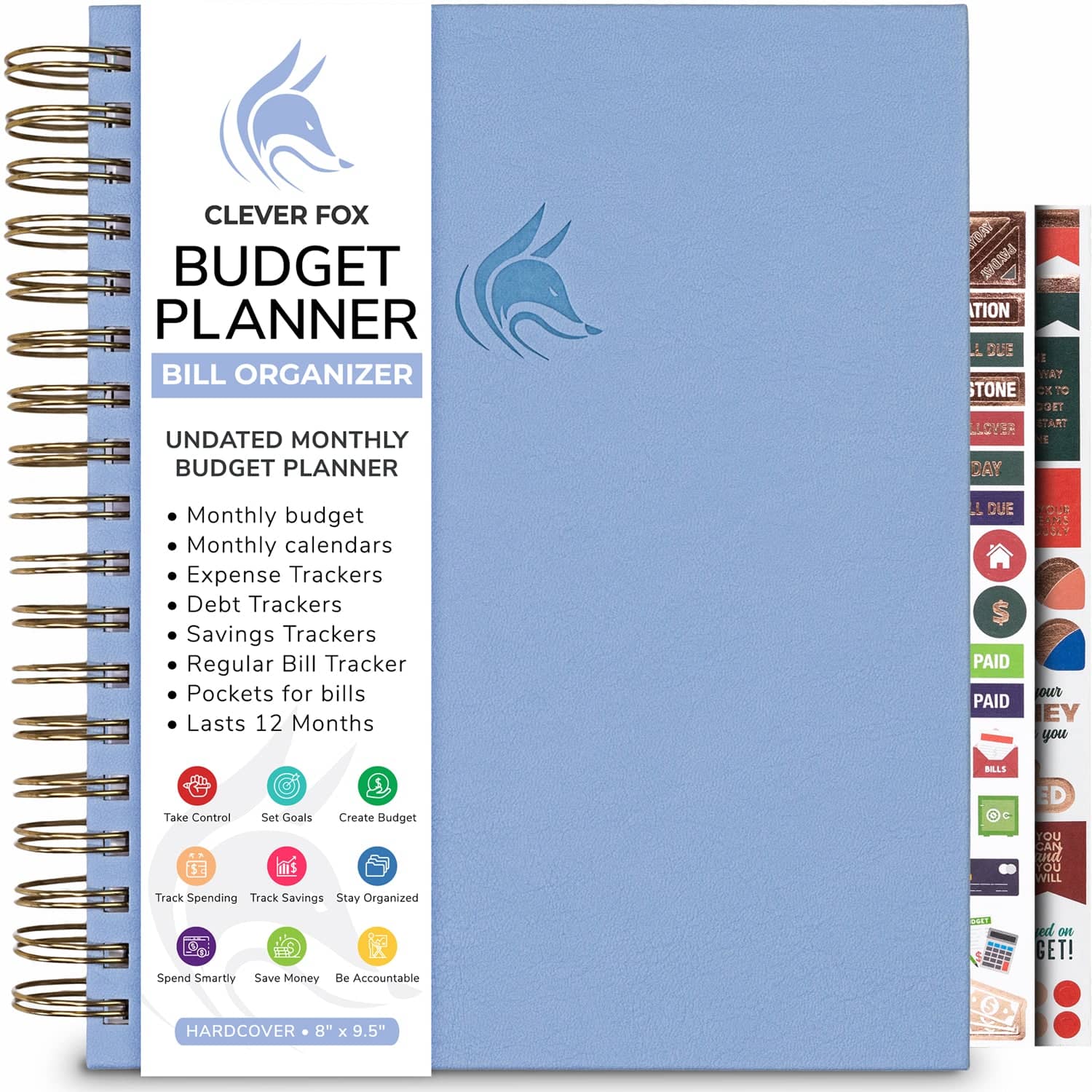 clever fox budget planner bill organizer