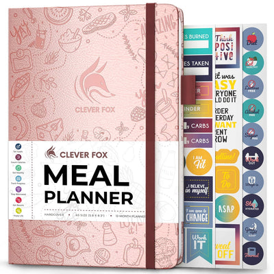 Clever Fox Recipe Book - Make Your Own Family Cookbook & Blank Recipe  Notebook Organizer, Empty Cooking Journal to Write in Recipes, A5  Hardcover