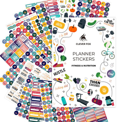 Budget Stickers by Clever Fox - 18 Sheets Set of 1030+ Unique Budget  Planner Stickers for Your Monthly, Weekly & Daily Planner, Budget Planner