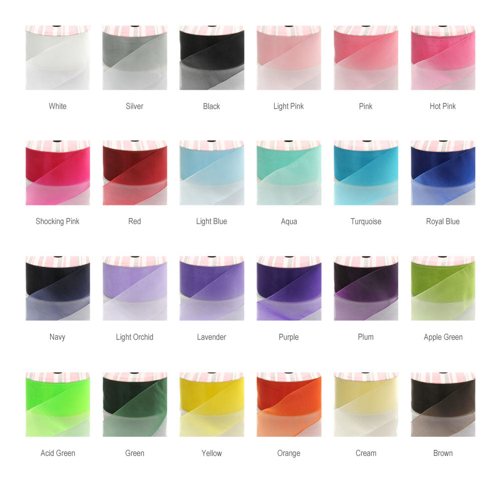 Organza Color Chart