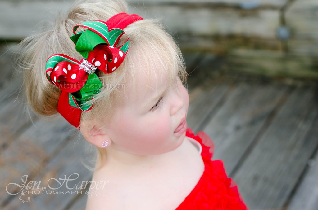 As Honest 4 pcs Hair Bow Toddler Hair Bows Girls Big Bows Girls Christmas  Hair Bows