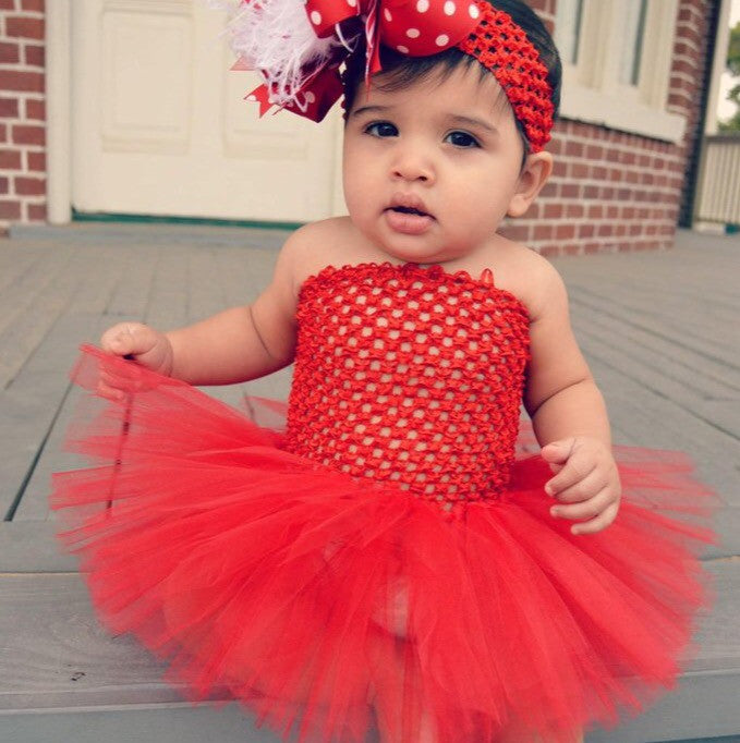 red tutu baby