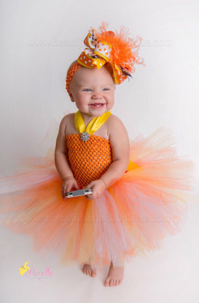 Buy Fall Candy Corn Tutu Dress for Baby Toddler Online at Beautiful ...