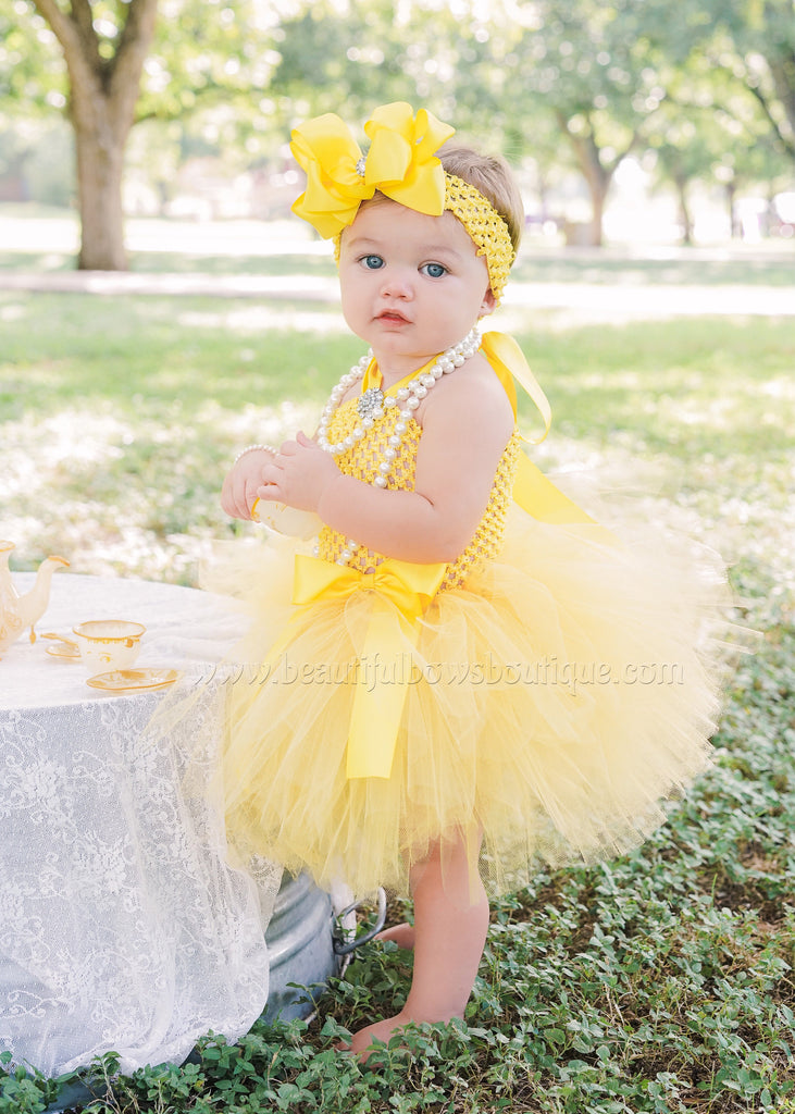 yellow newborn girl outfits
