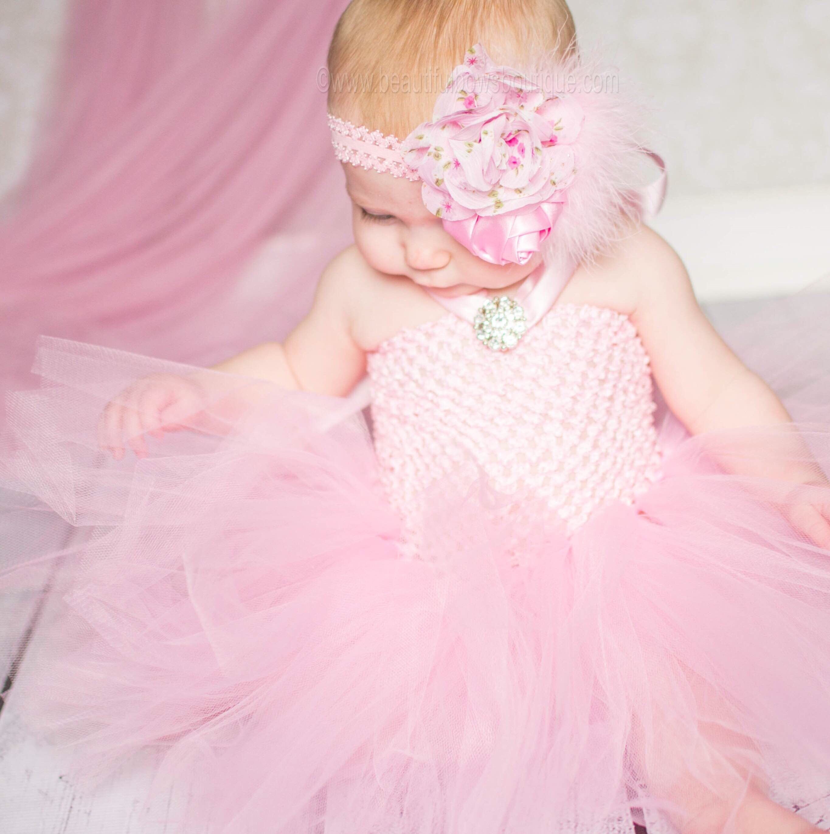 Buy Pink Baby Tutu Dress, Baby Girl Pink Tutu Dress, Pink Baby Tutu Outfit  Online at Beautiful Bows Boutique