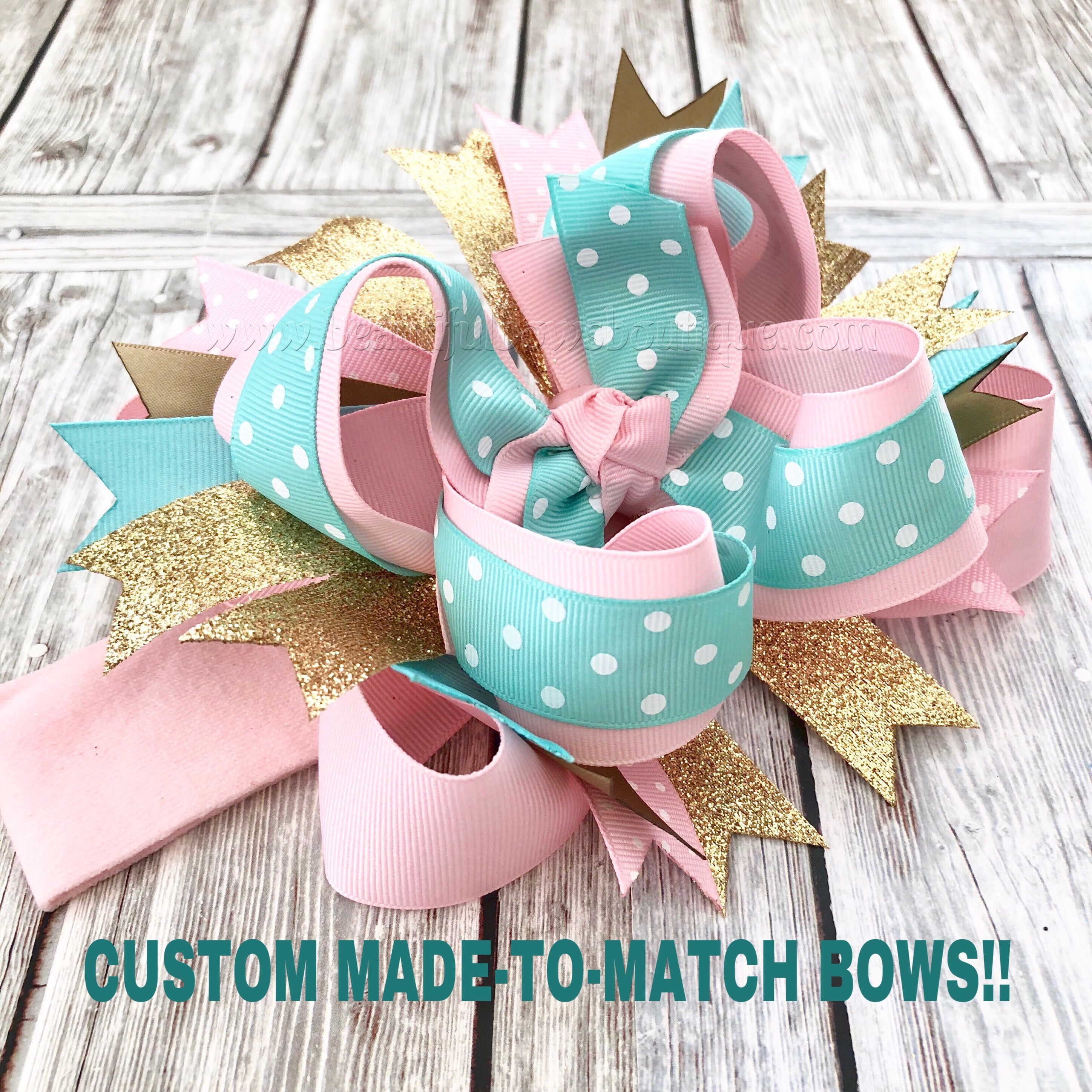 custom made ribbon bows