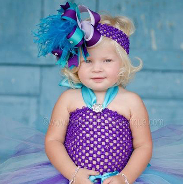 purple infant tutu