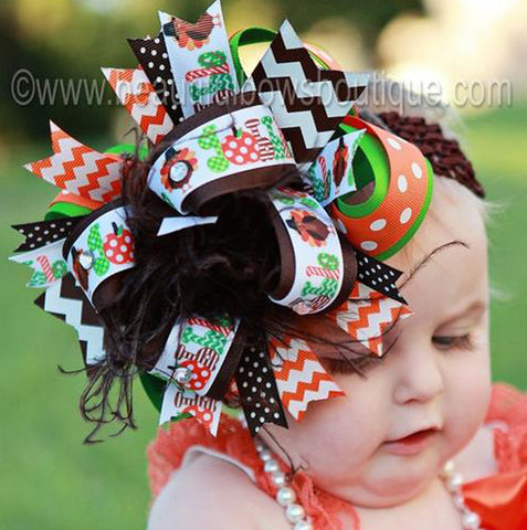 big head bows for babies