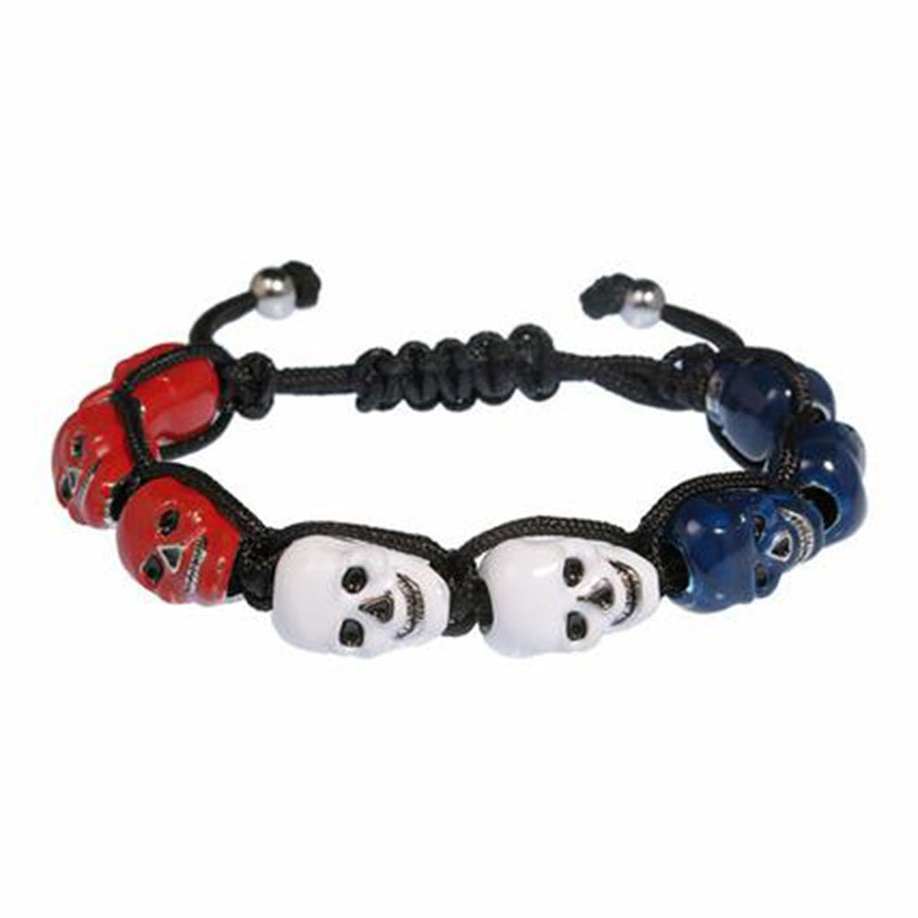 skull shamballa bracelet