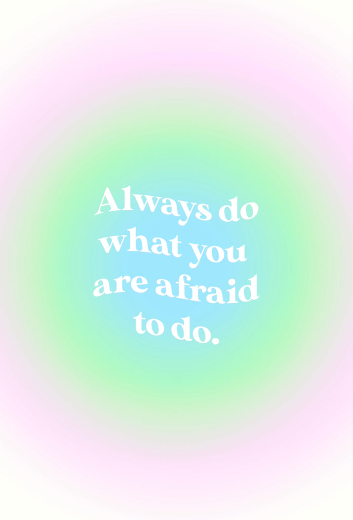 pastel aesthetics typography art print quote