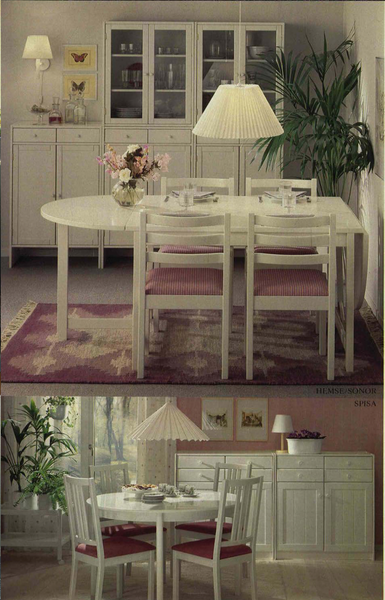 1980s 80s vintage decor interior dining room