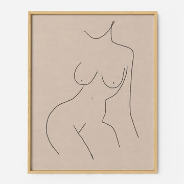 Boobies  Minimal Scandinavian Art Print - Woman's breast sketch – THE  PRINTABLE CØNCEPT™