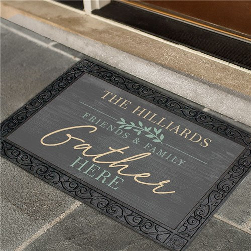 Personalized Noel Welcome Doormat-Winter Doormat-Faux Wood Doormat-Rus –  Lubellas