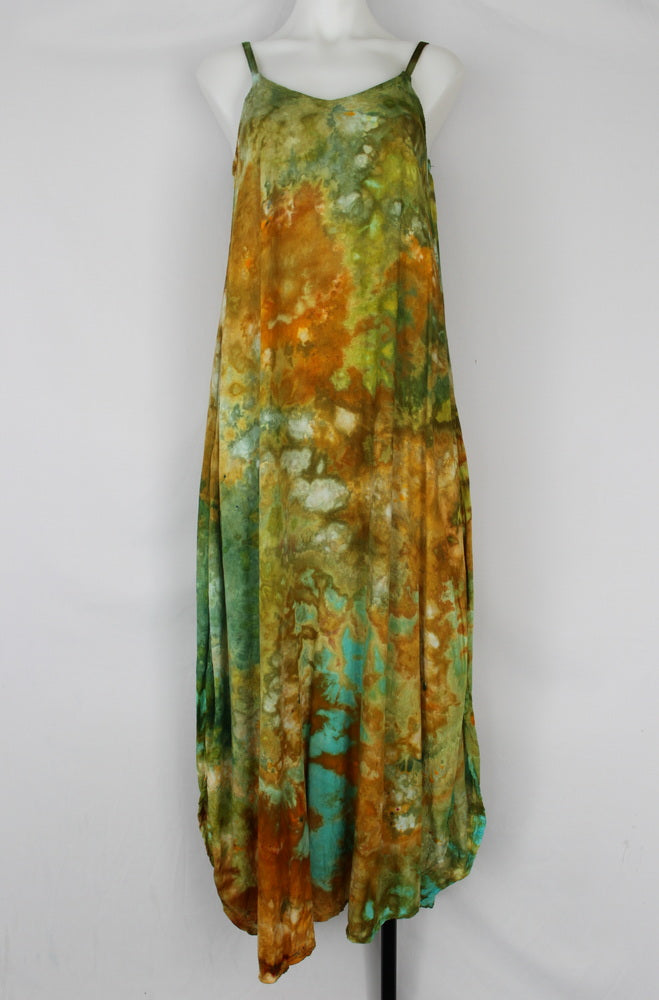 Maxi Dress Slip on size Small - Kauai crinkle – A Spoonful of Colors