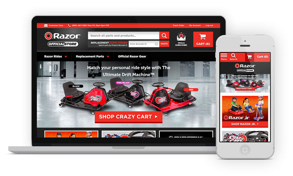 Responsive Ecommerce Design & Development example