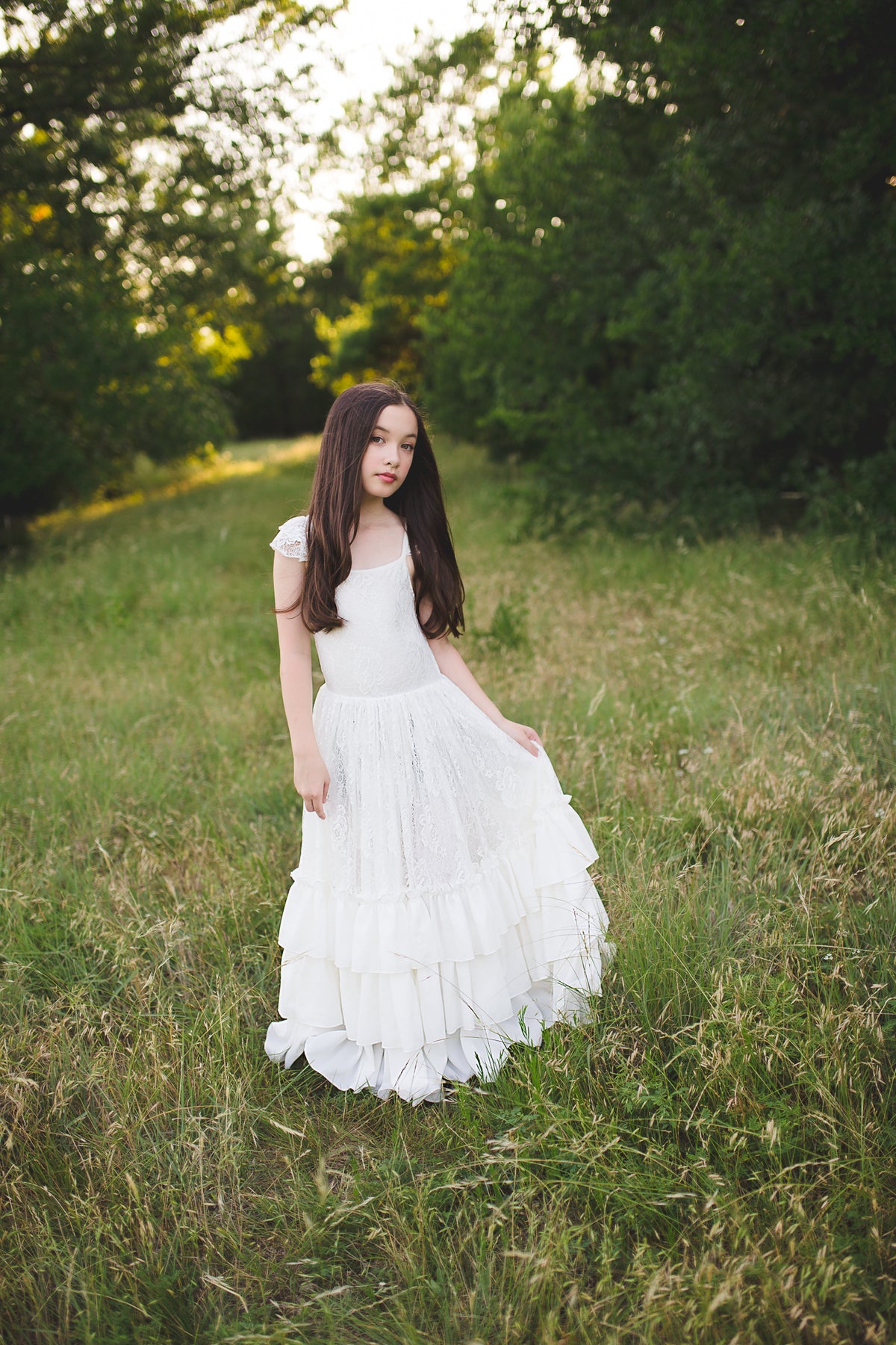 boho communion dress