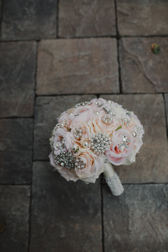 rustic eclectic wedding bouquet