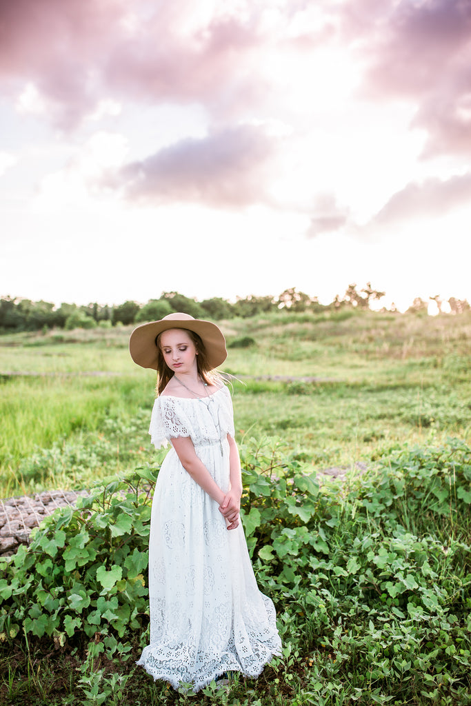 boho mother daughter mommy and me lace maxi dresses