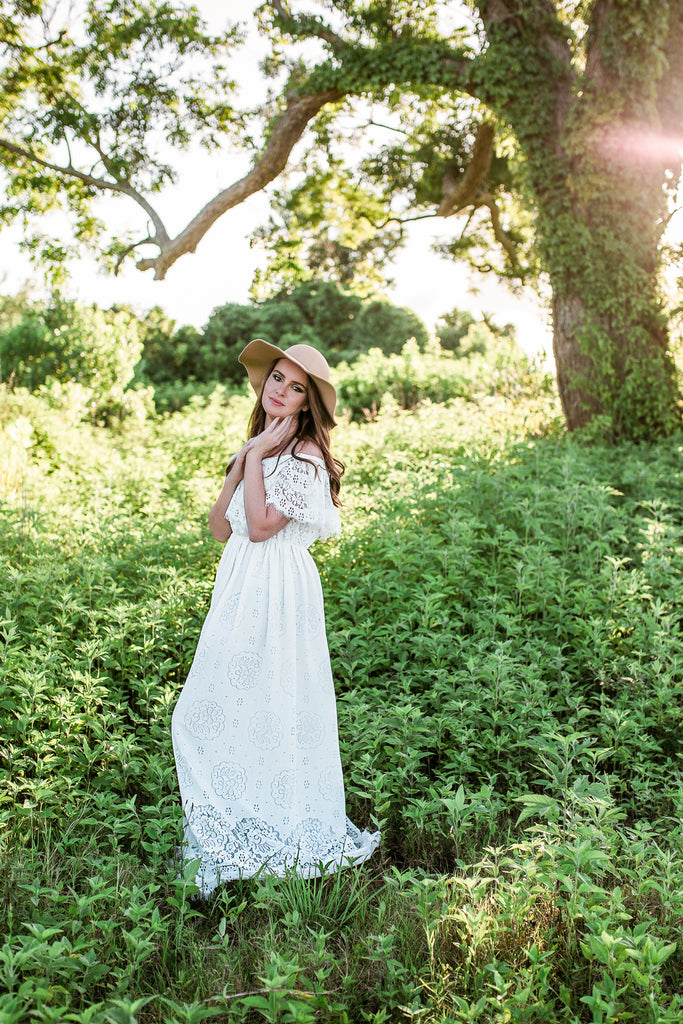 bohemian mommy and me mother daughter lace maxi dresses