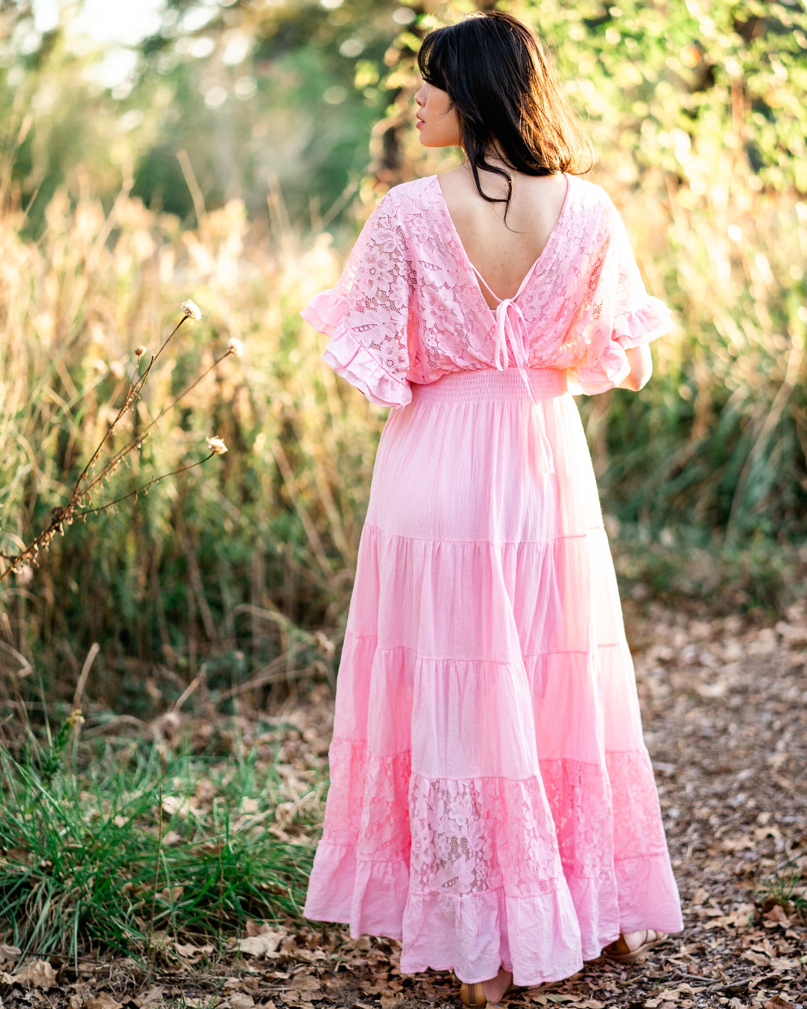 Seraphina Maxi Dress in Pink (Adult) – Belle & Kai
