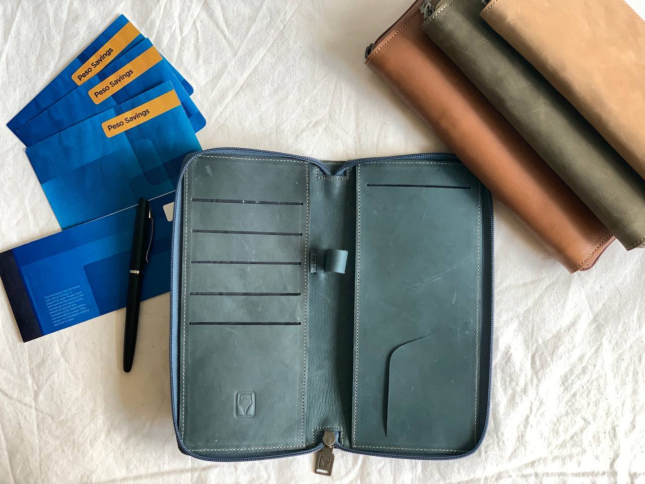 cheque book and passbook holder