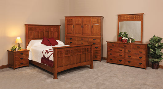 Solid Wood Bedroom Set From Harvest Home Interiors Amish Furniture