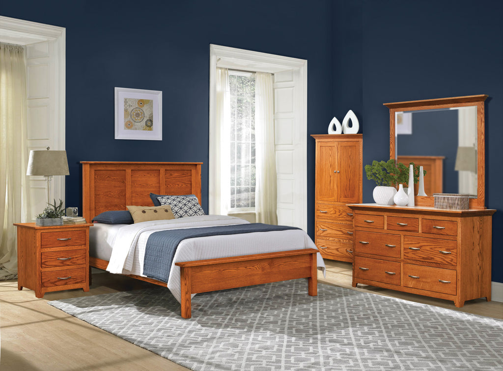 furniture row aspen shaker bedroom set