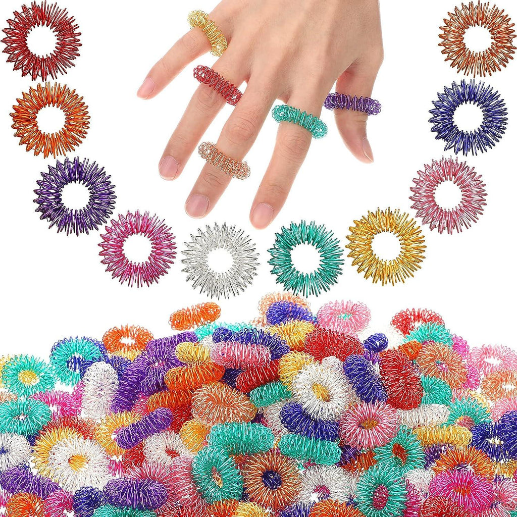 Adjustable Rings with Beads  Fidget Rings - Sensory Stand