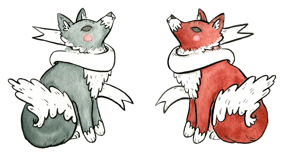 Banner Fox & Wolf