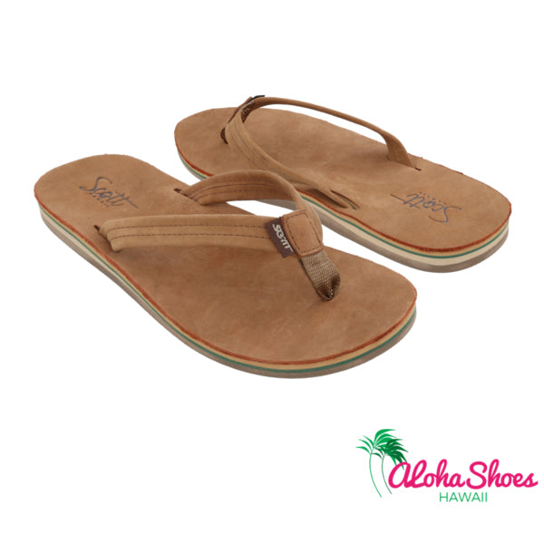 tan beach sandals