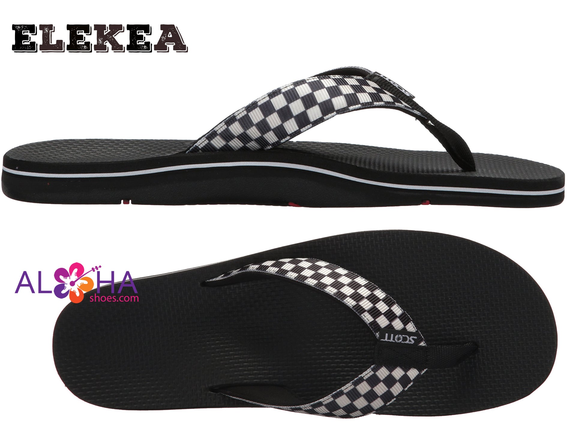 checkerboard flip flops