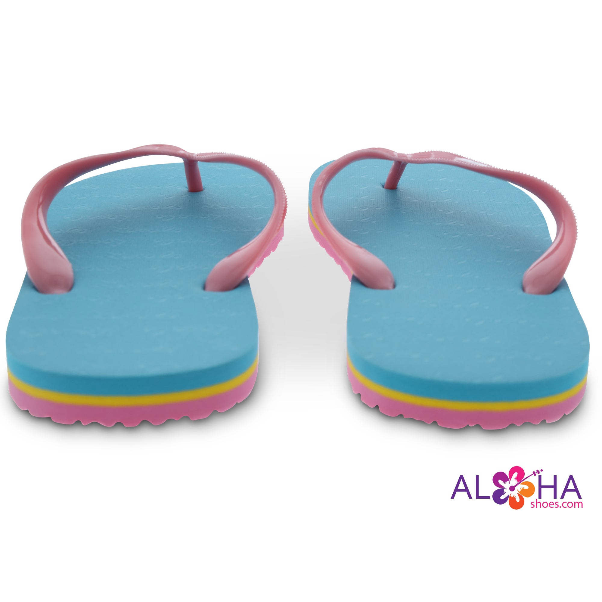 Kid's Locals Slippers with Colored Translucent Straps
