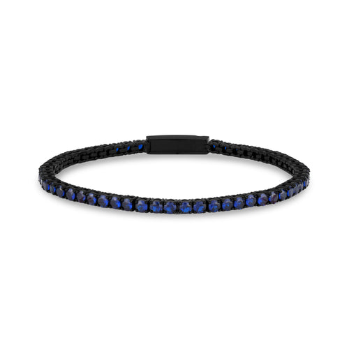 Blauwe Stenen Tennis Armband | 3mm