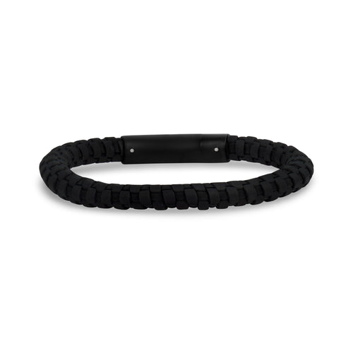 Pixelated Leather Bracelet | 6MM