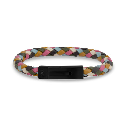 Pulseira de Couro Boho Multicolorida | 6MM