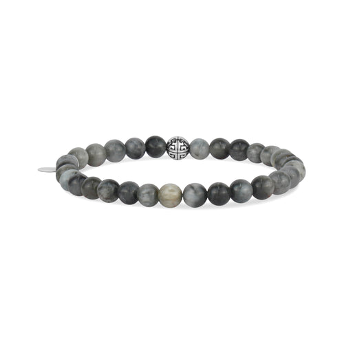 6mm Eagle Eye Stretch Bead Bracelet