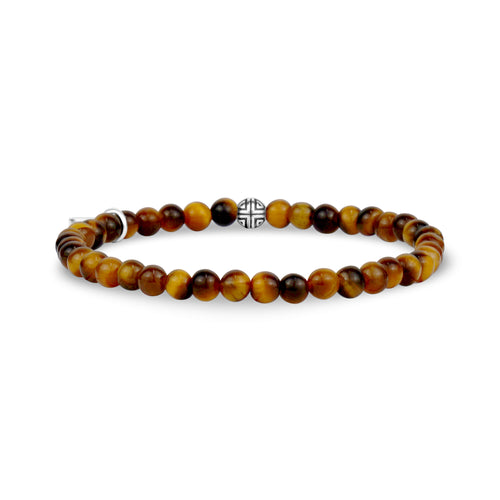 Tiger Eye Bead Bracelet | 4MM