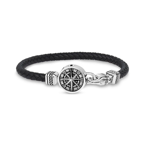 Compass Urn Rubber Bracelet