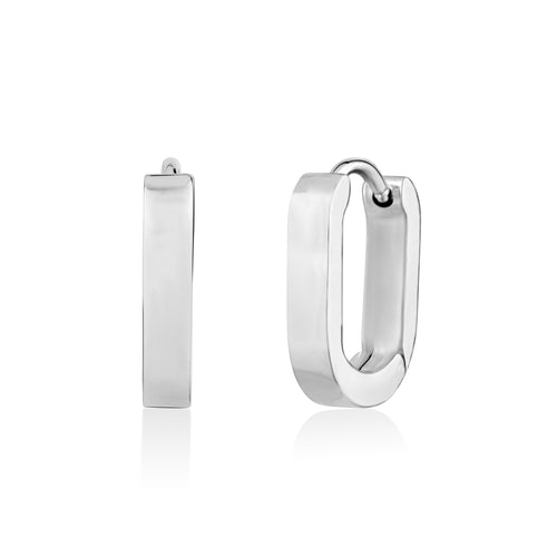 Pendientes Oval Huggie | 17MM