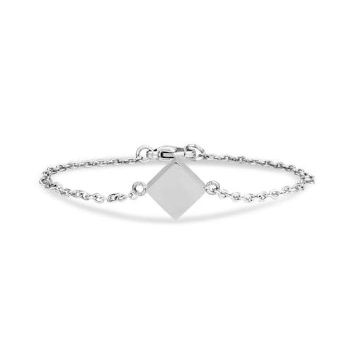 Diamanten Vierkante Urn Armband